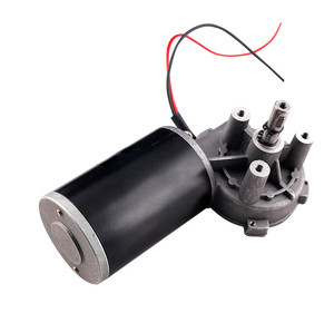 カスタマイズされた高いトルク12v 24v小型低いRpmはDc電気みみずギヤ モーターにブラシをかける